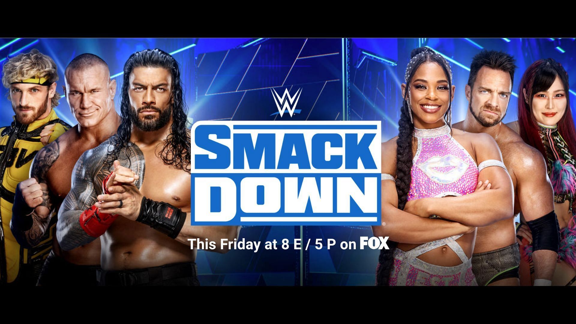 Charlotte Flair has been replaced on the SmackDown banner.