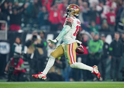 Deebo Samuel during San Francisco 49ers versus Philadelphia Eagles