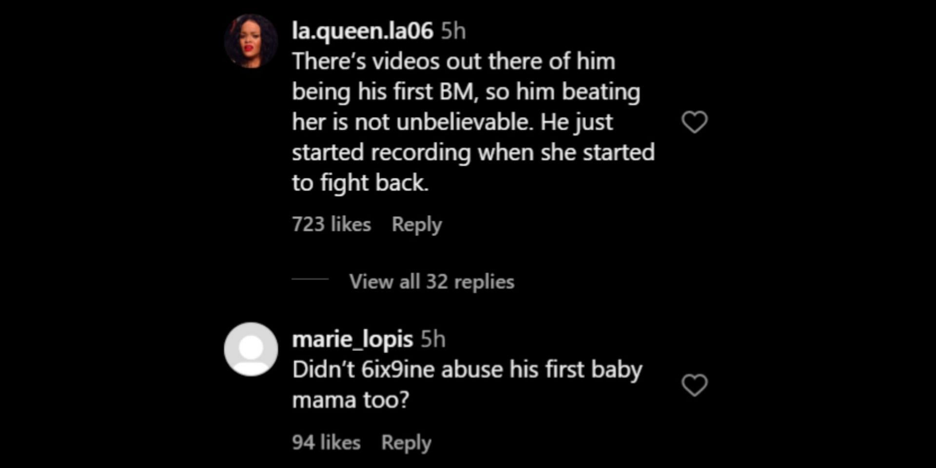 Netizens react to 6ix9ine and Yailin&#039;s ongoing drama. (Image via Instagram/HOLLYWOOD UNLOCKED)