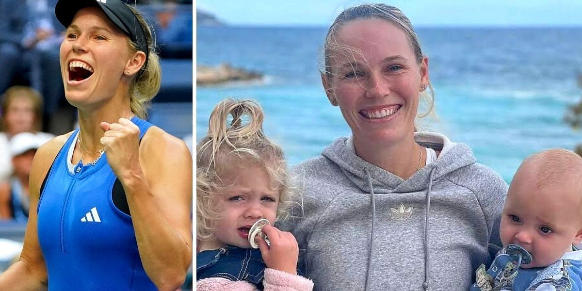 Caroline Wozniacki takes her daughter Olivia and son James on trip to Auckland zoo ft. Giraffes, parrots &amp; &quot;closest thing to a dinosaur&quot;