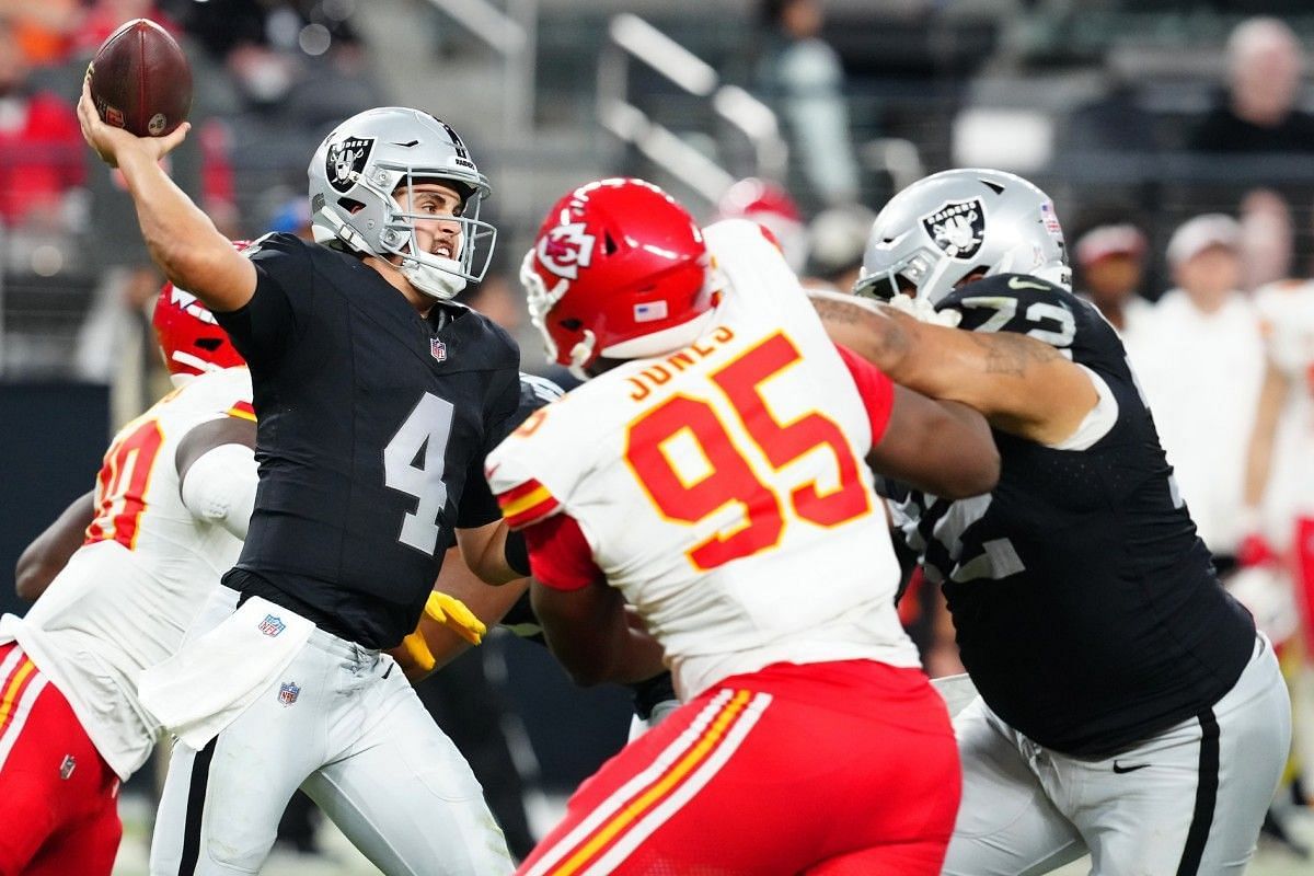 Raiders vs. Chiefs injury report: Latest on Josh Jacobs, Isiah Pacheco, Michael Mayer and more