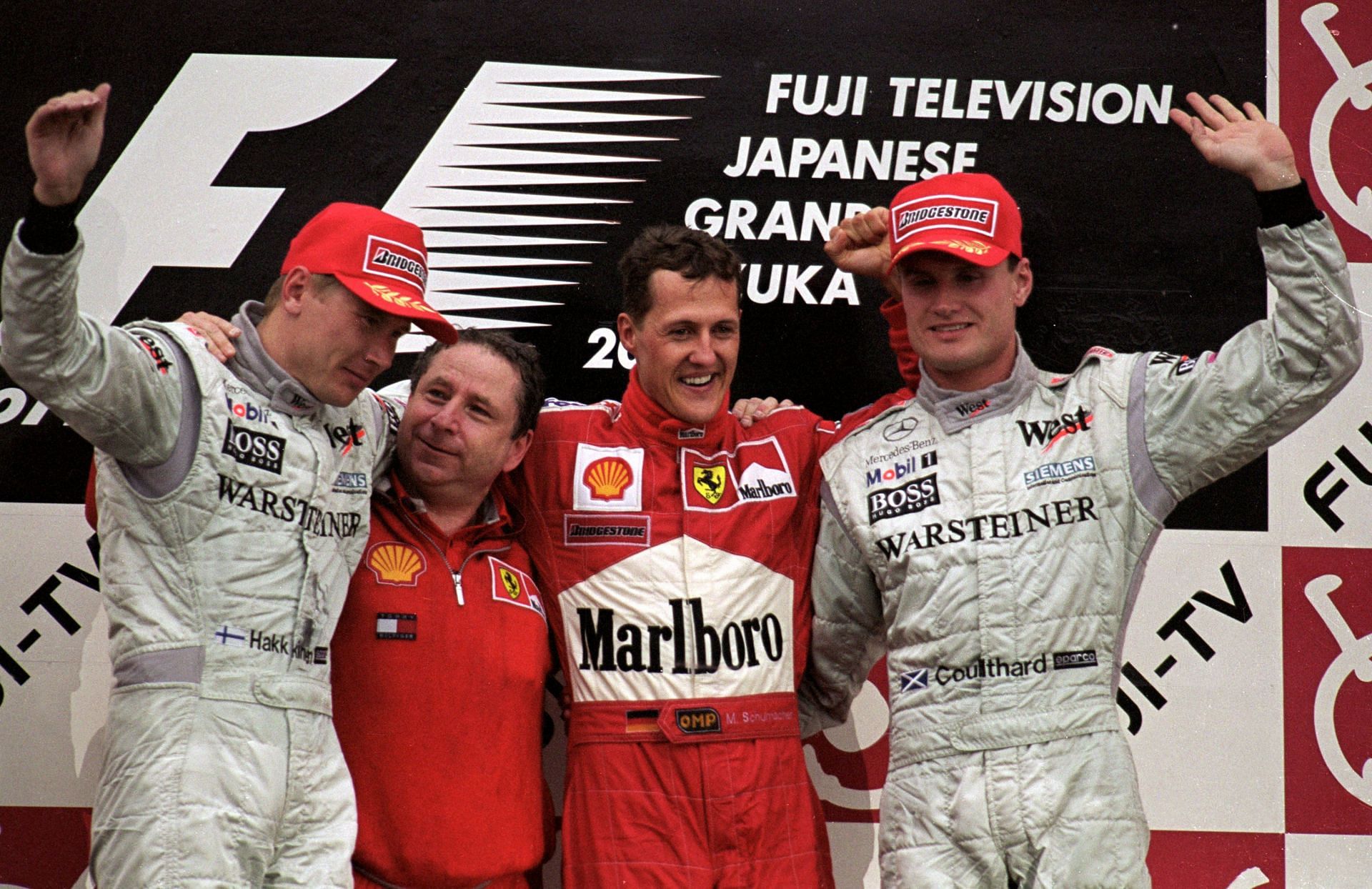Todt, Schumacher on the podium