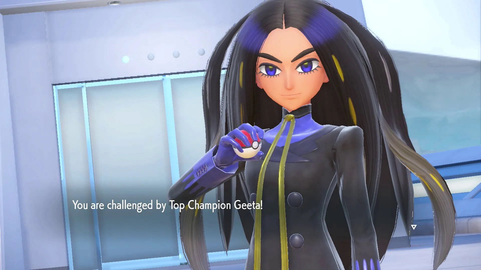 Champion Geeta (Image via The Pokemon Company)
