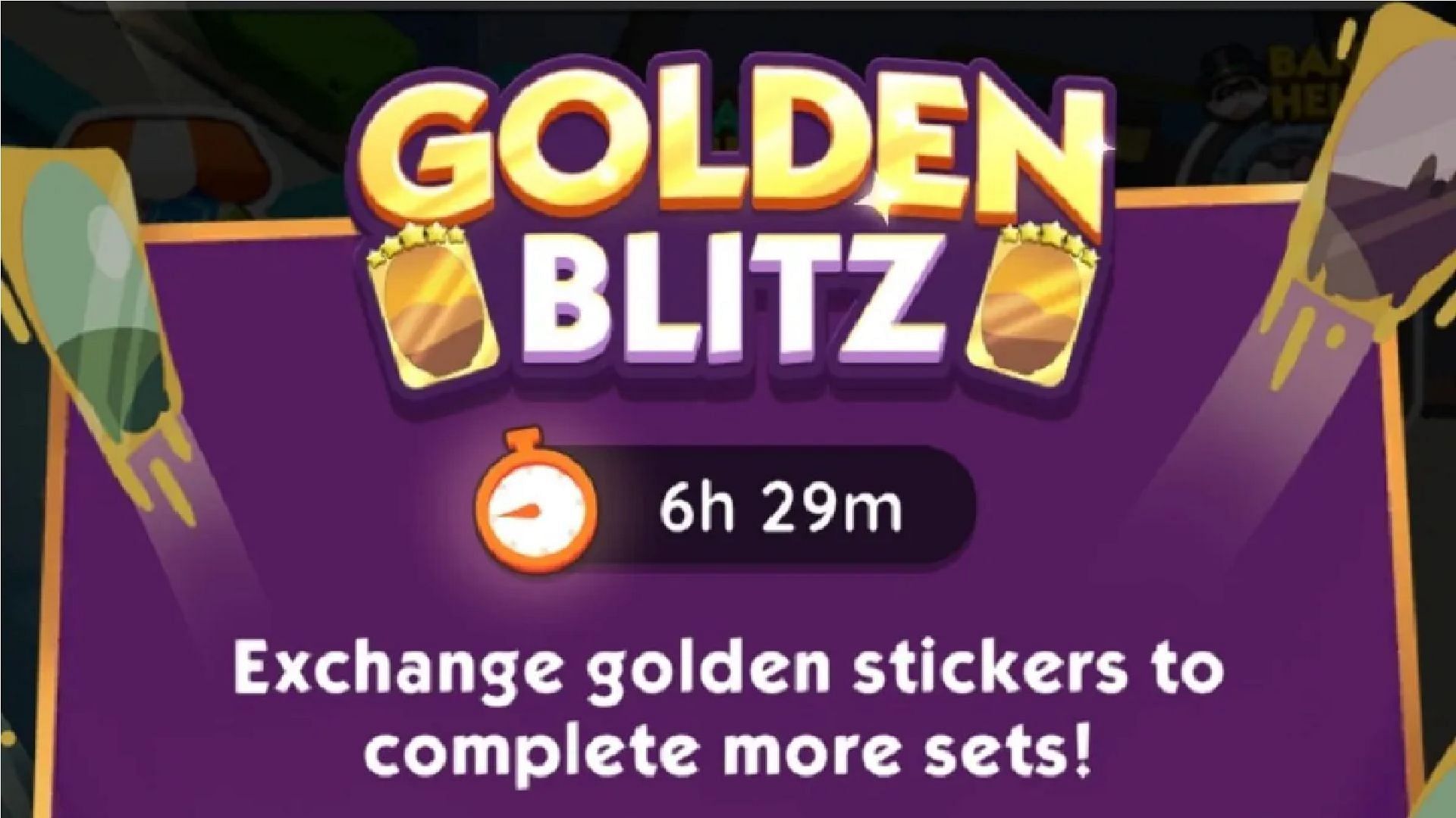 Golden Blitz in Monopoly Go