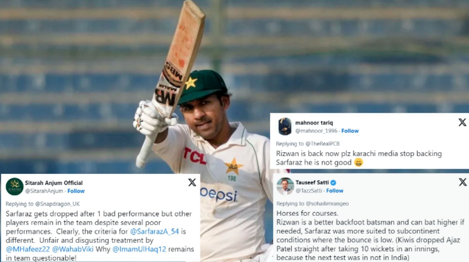 Sarfaraz had a forgettable outing in the first Test