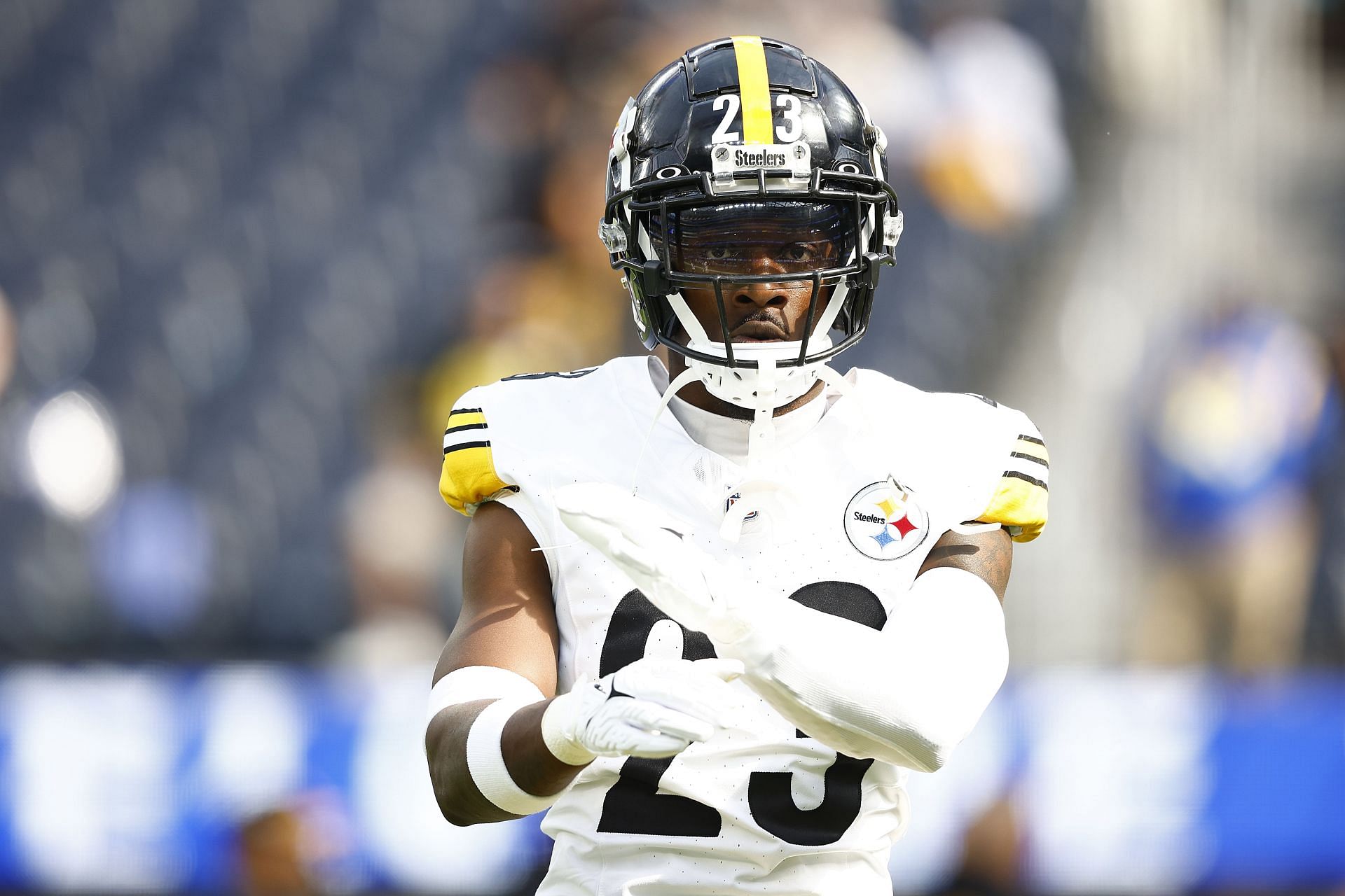 Damontae Kazee: Pittsburgh Steelers v Los Angeles Rams