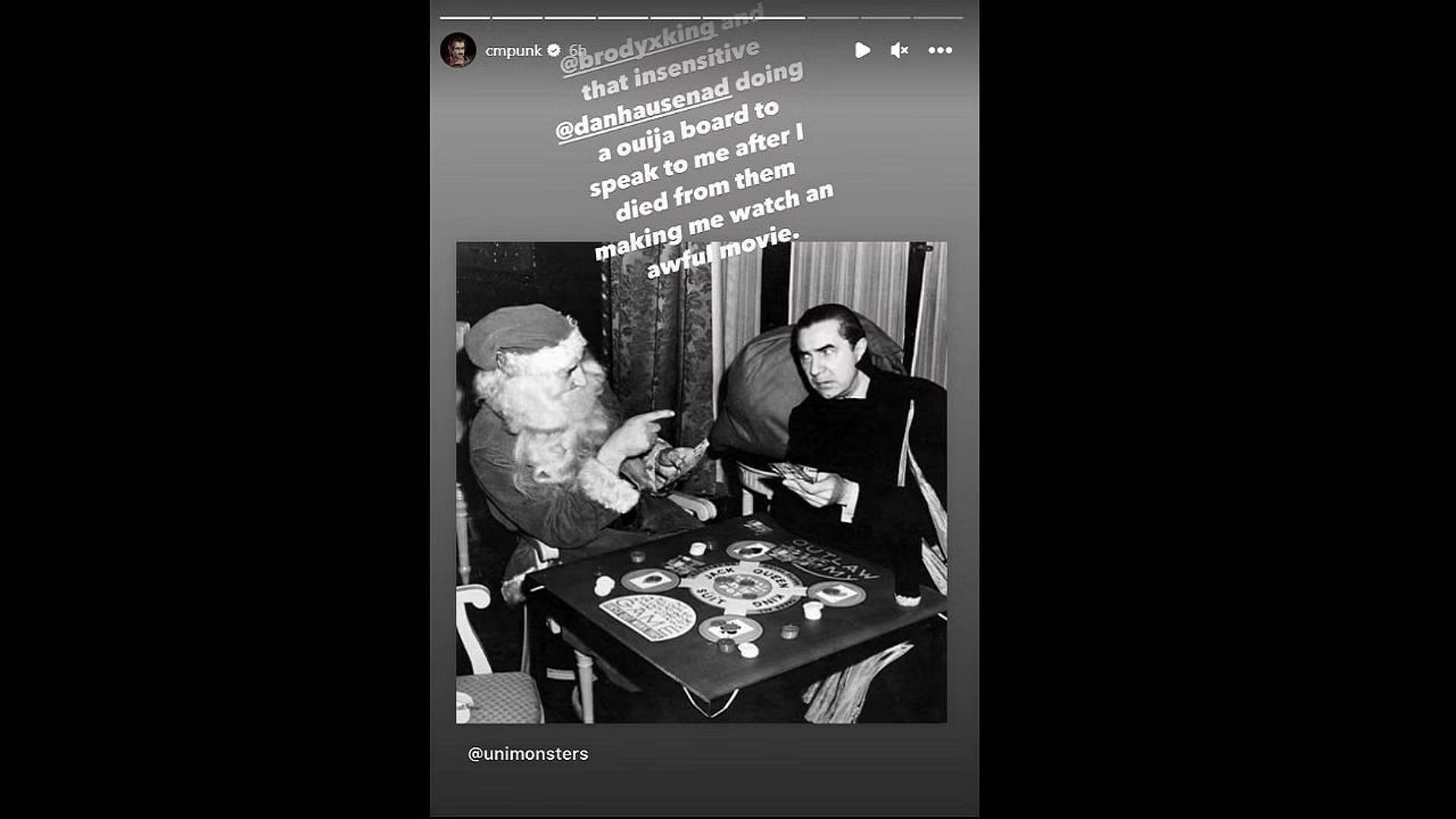 Punk mentioned both Danhausen and Brody King in recent Instagram Story