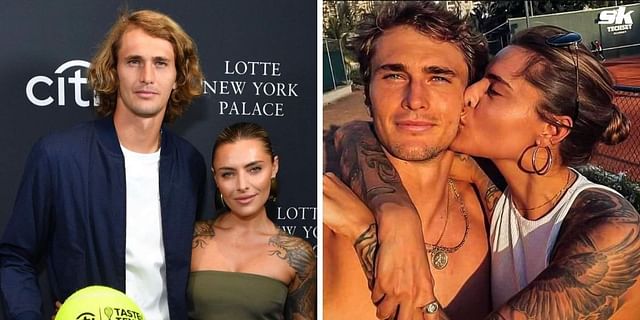 In pictures: Alexander Zverev and girlfriend Sophia Thomalla turn heads on  the red carpet at Fundraising Gala in Berlin