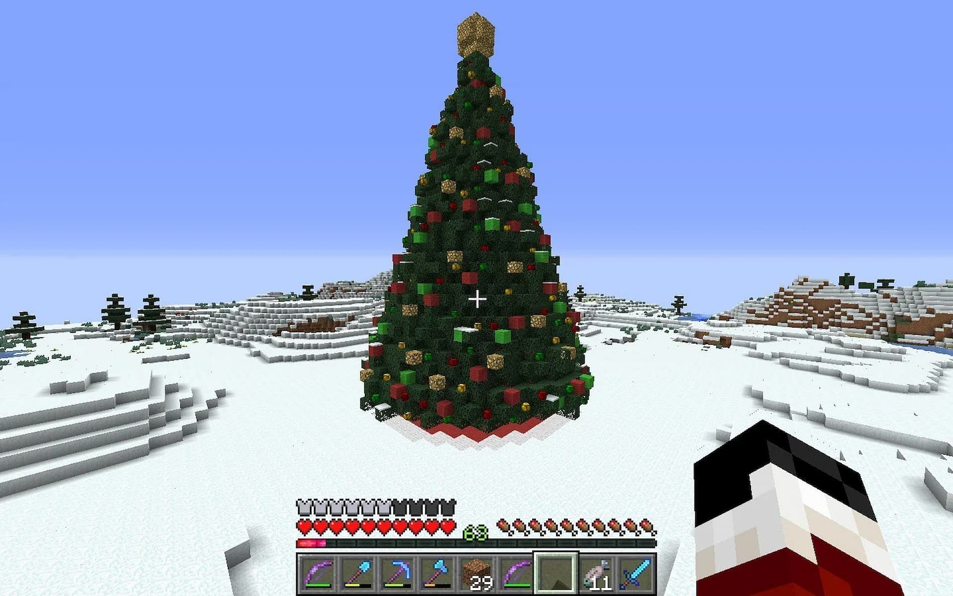 10 best Minecraft Christmas tree designs