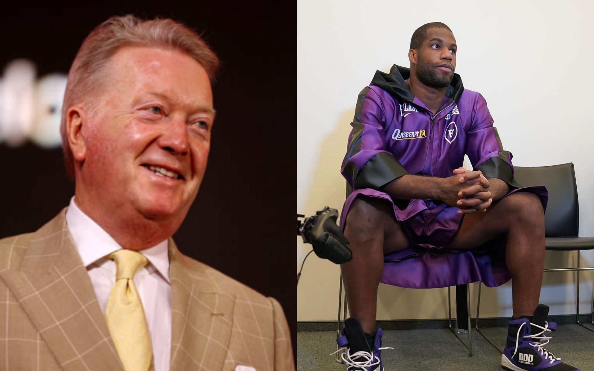 Frank Warren (left) planning a huge next fight for Daniel Dubois (right) [Photo Courtesy of Getty Images and @dynamite_daniel_dubois on Instagram]