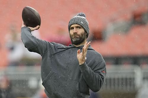 Joe Flacco at Bears Browns Football