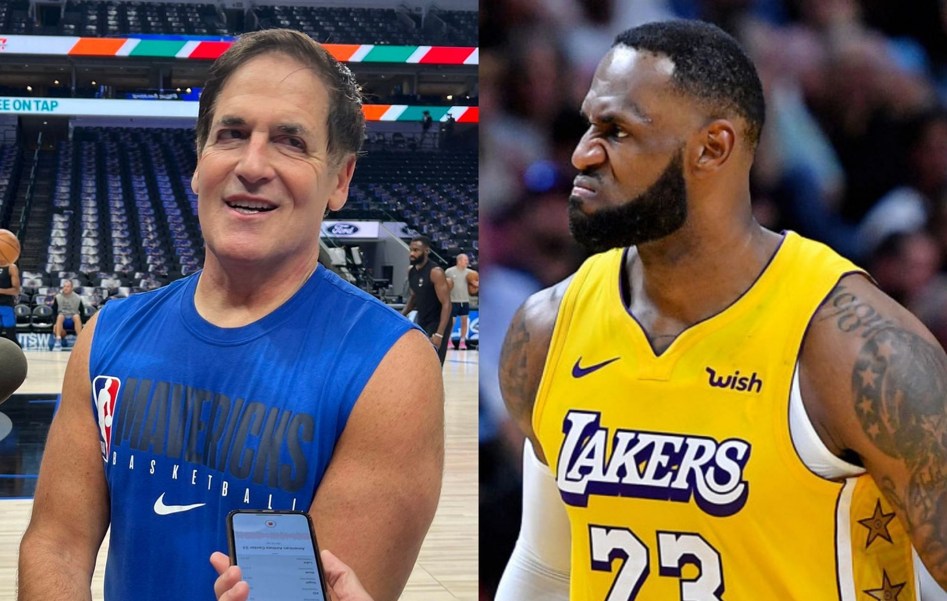 Fans want Mark Cuban to target acquiring LeBron James from the LA Lakers