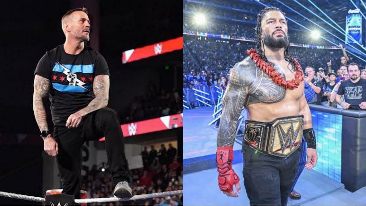 WWE सुपरस्टार्स सीएम पंक और रोमन रेंस 