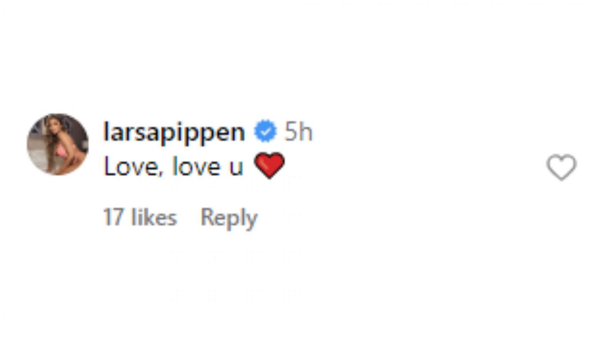 &ldquo;Love, love u&rdquo;: Larsa Pippen openly expresses her love to Marcus Jordan in the comment section of his Instagram post
