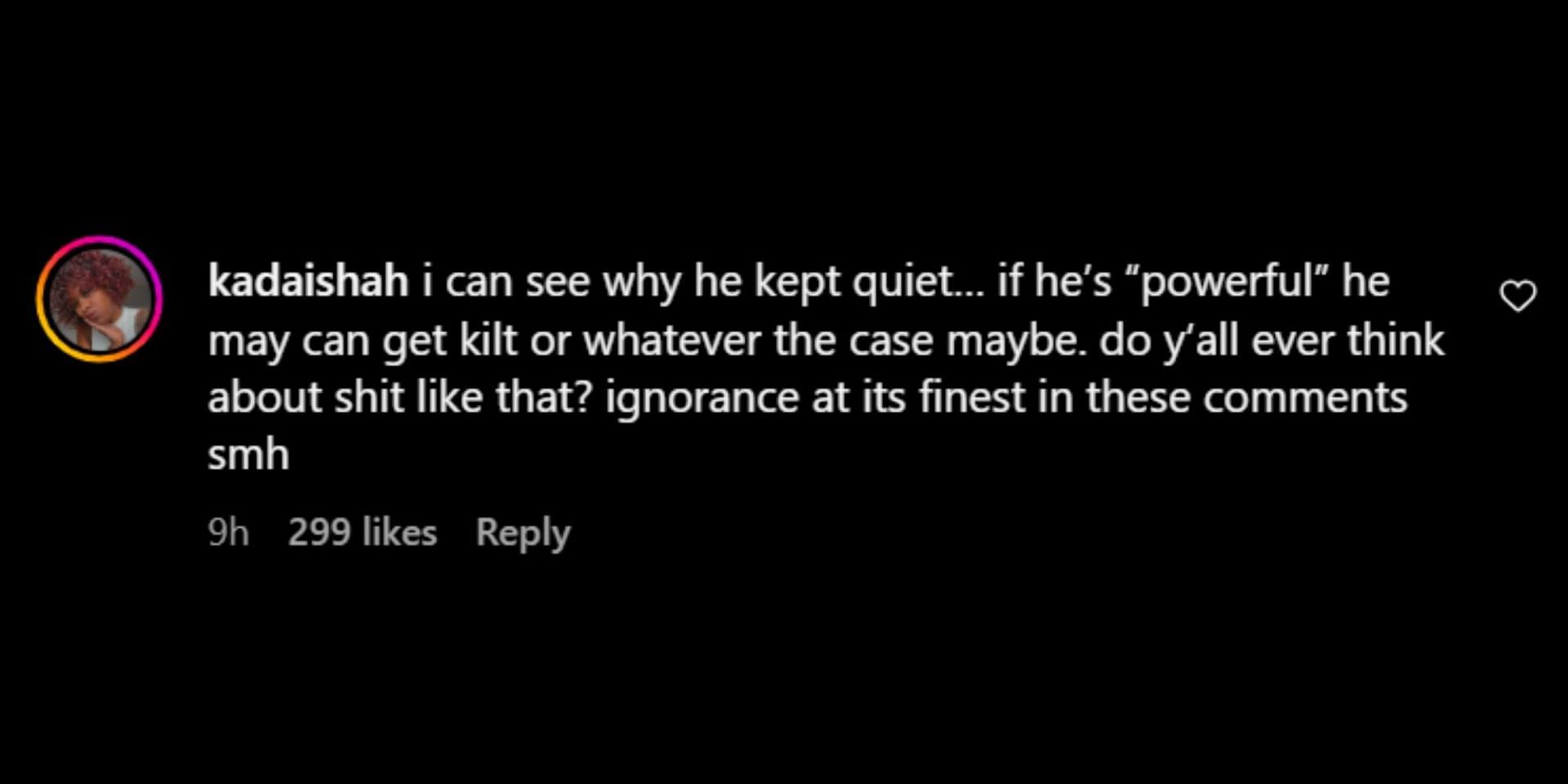 Keyes leaves the internet divided as he refuses to name his alleged harasser. (Image via Instagram/@theneighborhoodtalk)