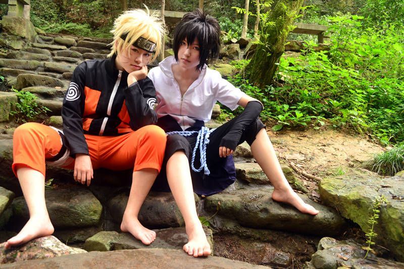 Naruto and Sasuke cosplay (Image via Deviant Art/@Lilian92x)