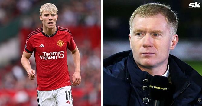 “He’s lucky he’s on the pitch” - Paul Scholes makes honest admission as Rasmus Hojlund ends Manchester United goal drought