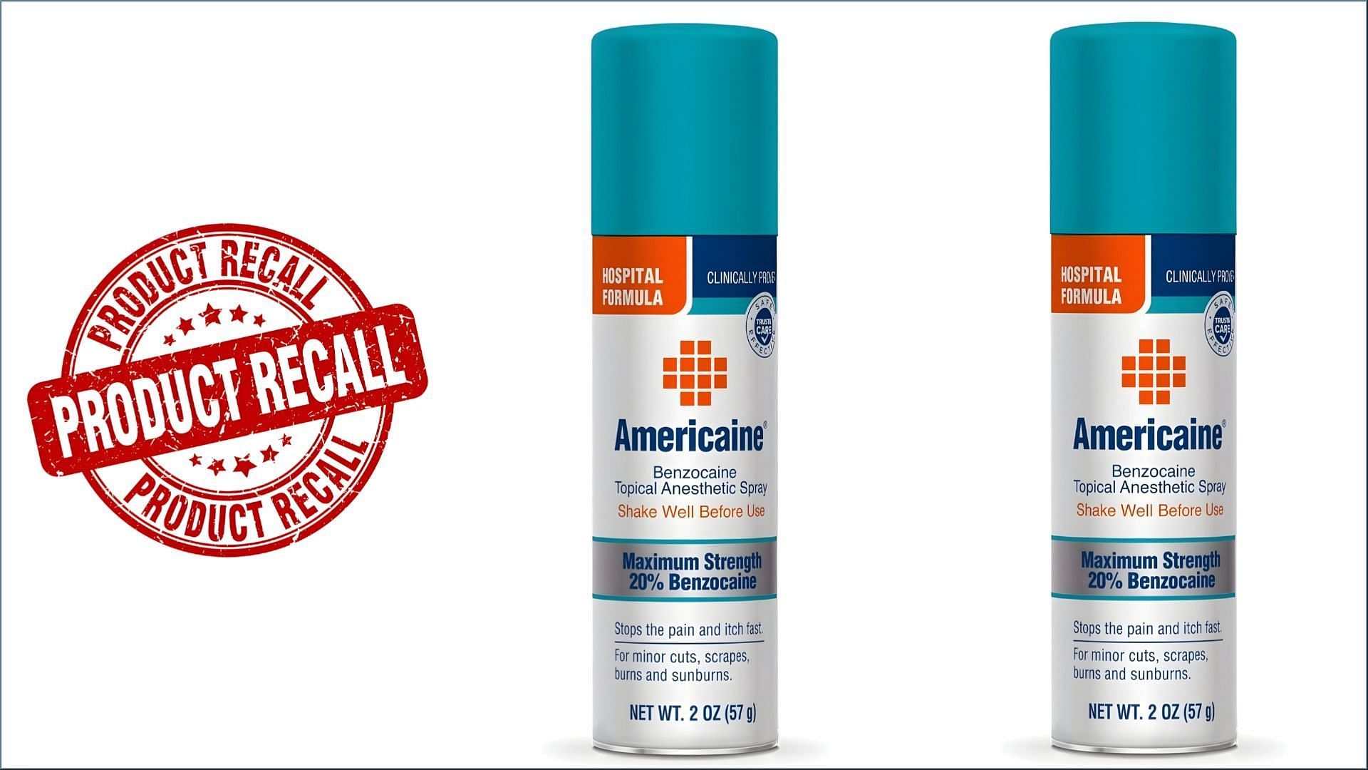 Insight Pharmaceuticals recalls Benzocaine Topical Anaesthetic Pain reliever over the presence of benzene (Image via FDA)