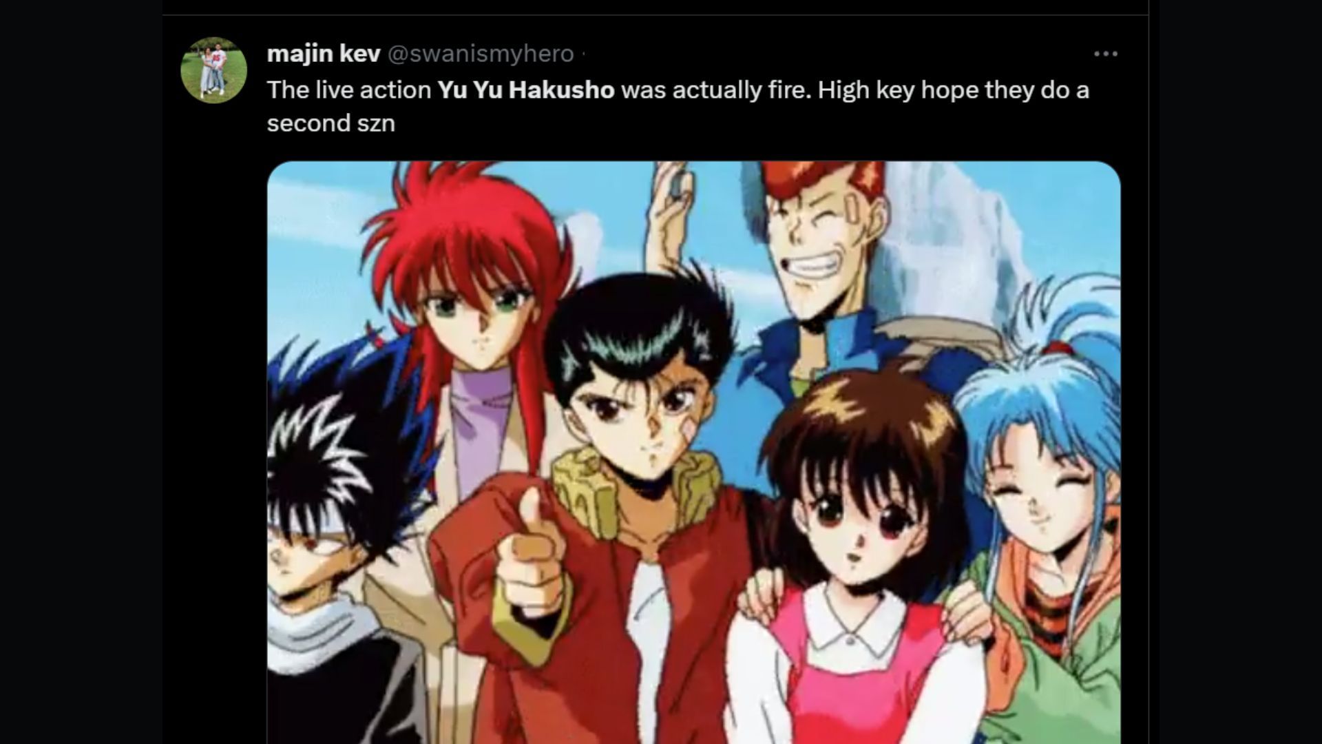 Yu Yu Hakusho must succeed to keep Netflix's anime live-action project alive