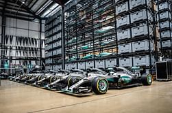 What happens to old F1 cars after the season ends?
