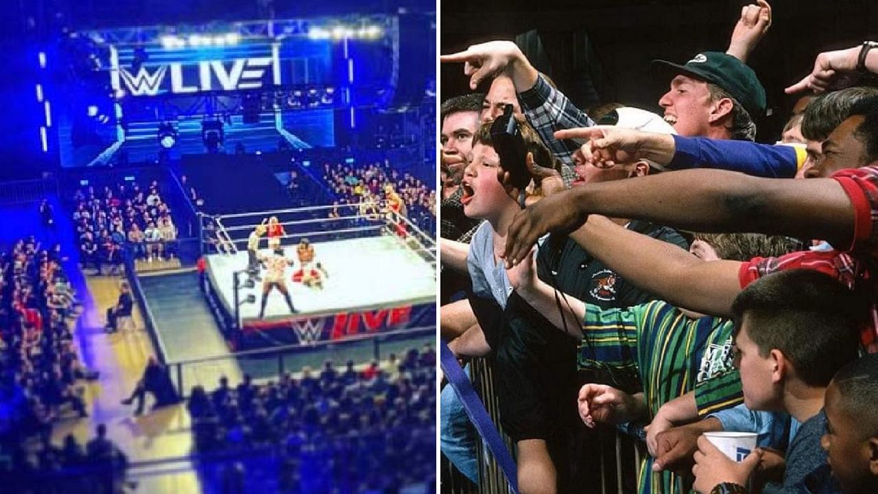 The incident happened at the Newark live event