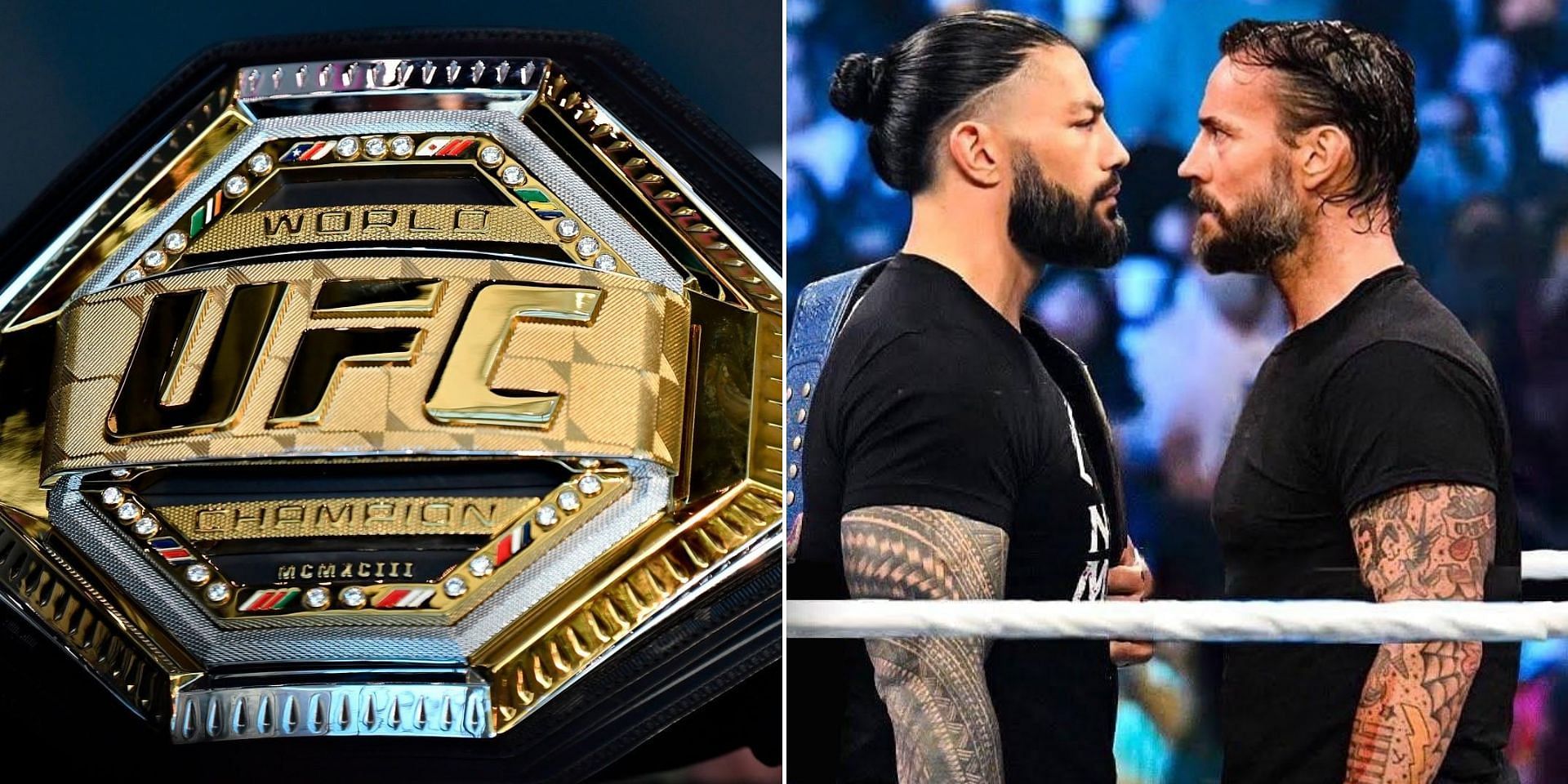 A UFC champion wants Roman Reigns to face CM Punk at WrestleMania