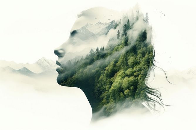 How does the link between nature and mental health maximize your well-being?