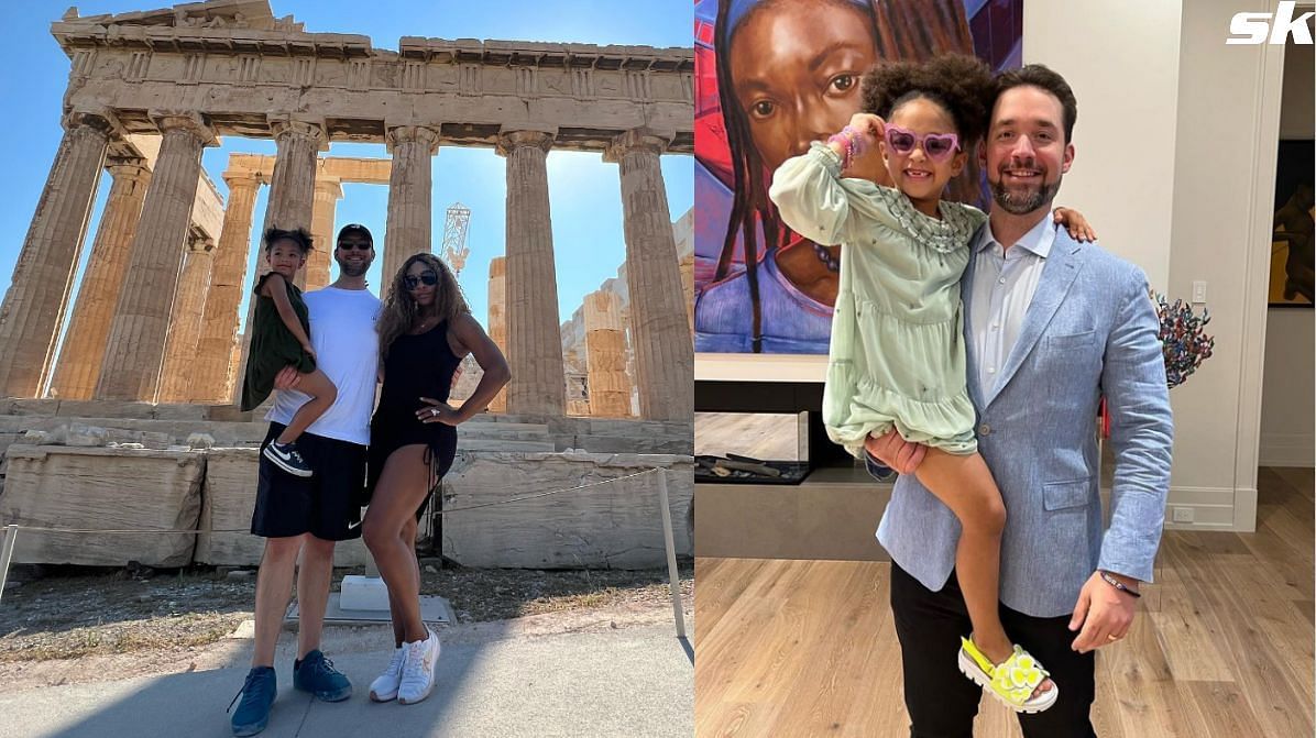 Alex Ohanian, Serena Williams, and daughter, Olympia - @alexisohanian, Instagram
