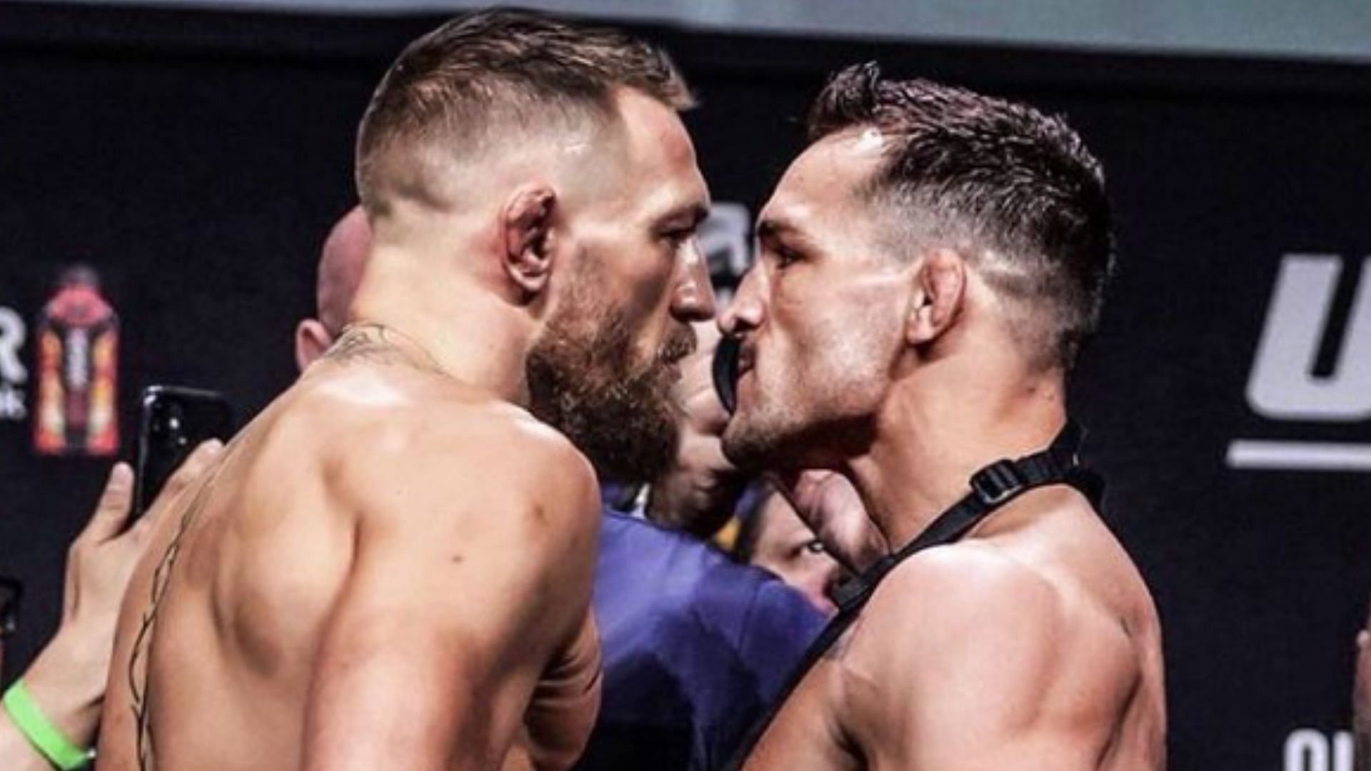 Conor McGregor (left) names new opponent for Michael Chandler (right) [Image courtesy of @mikechandlermma on Instagram]
