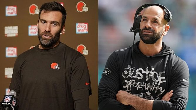 Robert Saleh explains why Jets didn’t bring Joe Flacco back as Browns QB prepares to clinch playoff berth