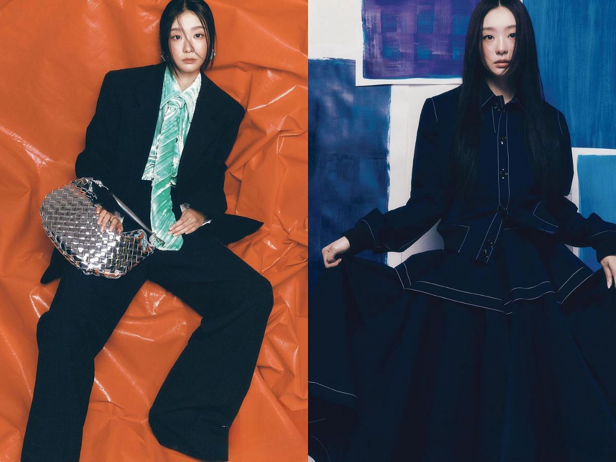 Kim Da-mi&rsquo;s look for the latest magazine campaign (Image via @d_a___m_i/Instagram)