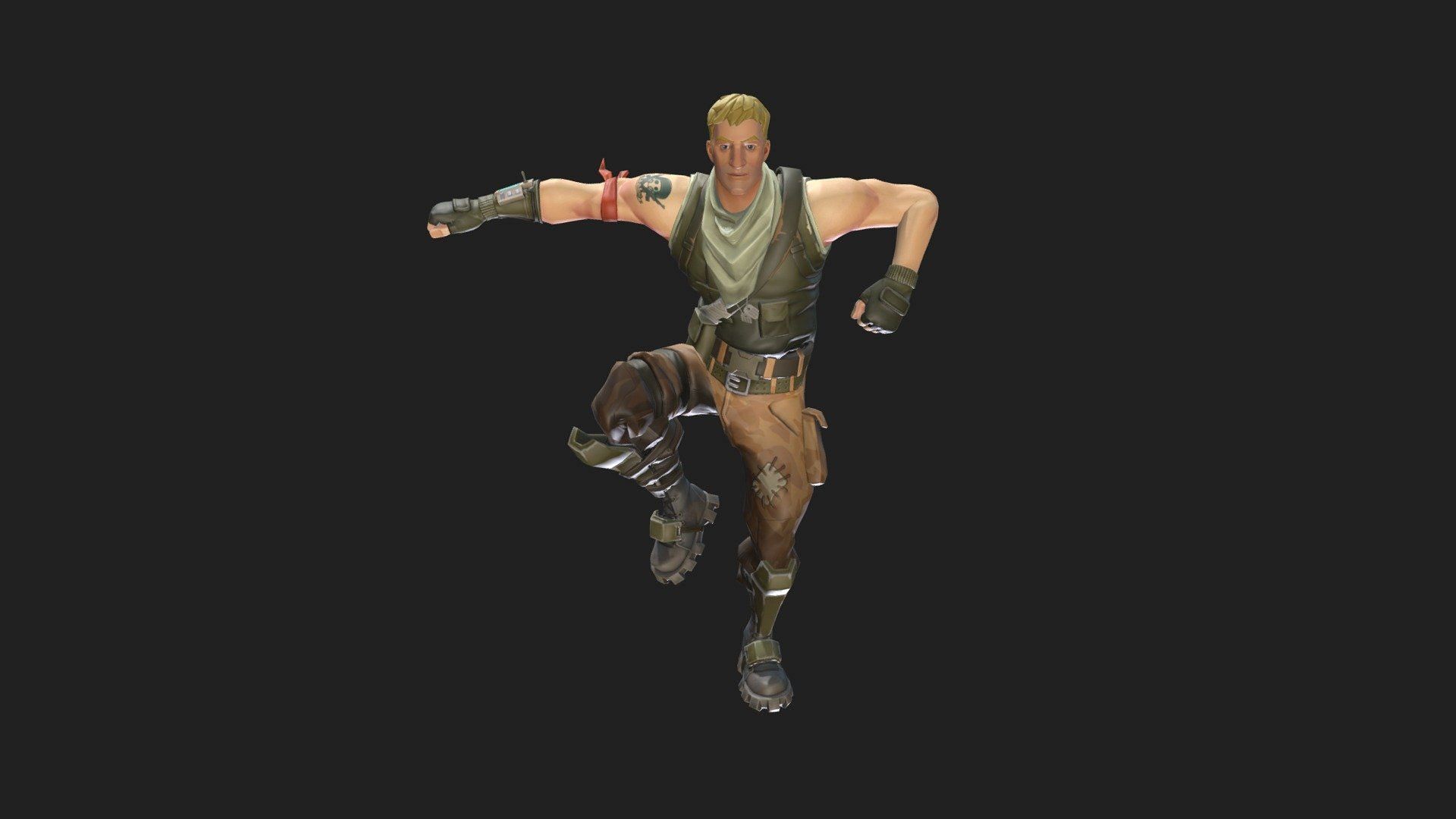 Best Mates emote (Image via Sketchfab)