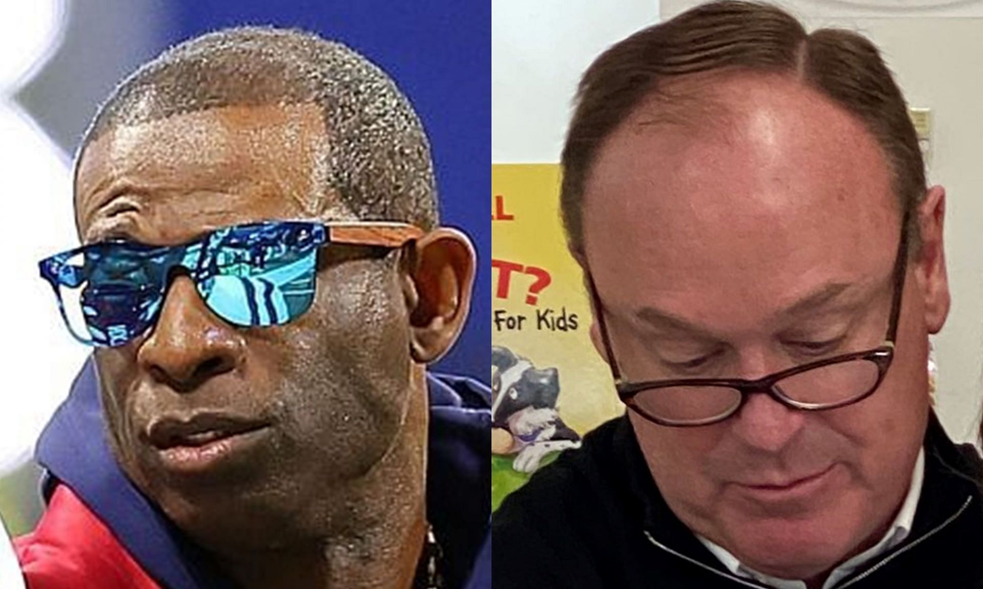 HC Deion Sanders, Colorado AD Rick George, via X account/Rick George