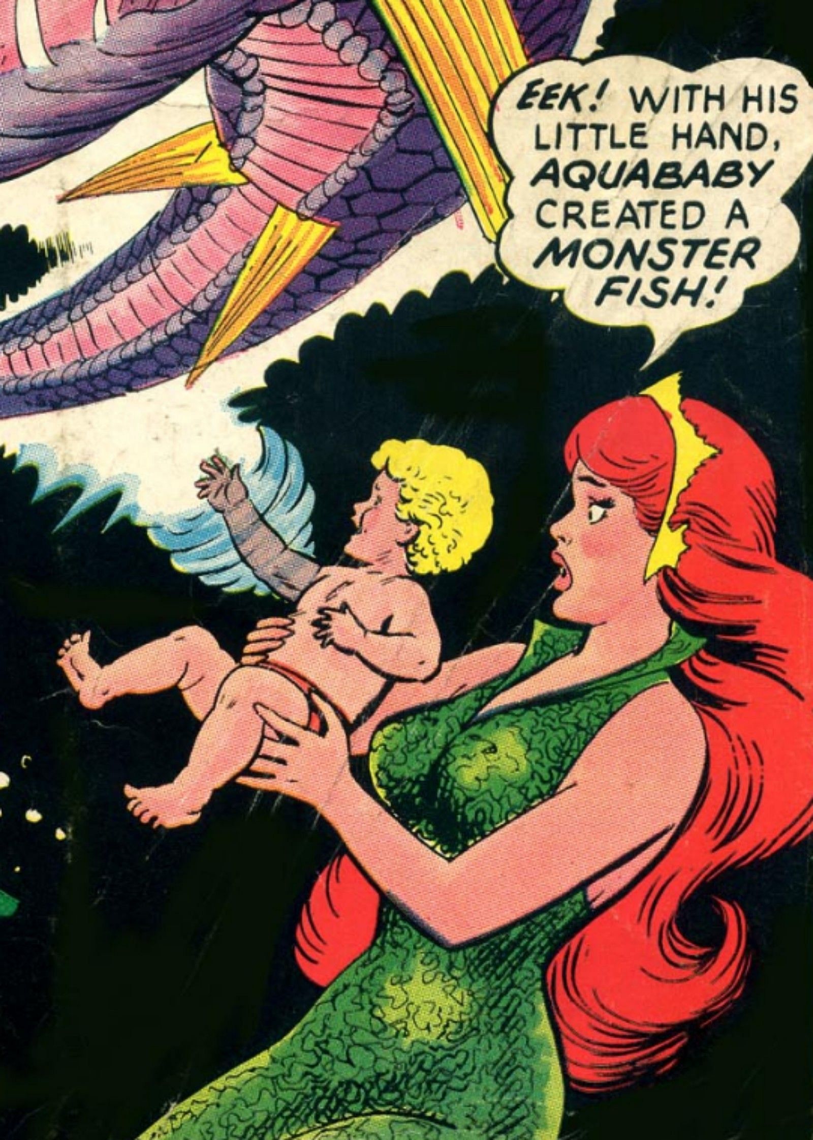 Aquababy in comic books (Image via DC Comics)