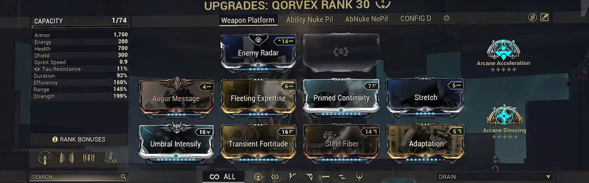 General-purpose Warframe Qorvex build to get the best out of all four abilities (Image via Digital Extremes)