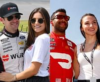 Ryan Blaney and Bubba Wallace’s partners Gianna Tulio and Amanda Wallace celebrate Christmas Eve together