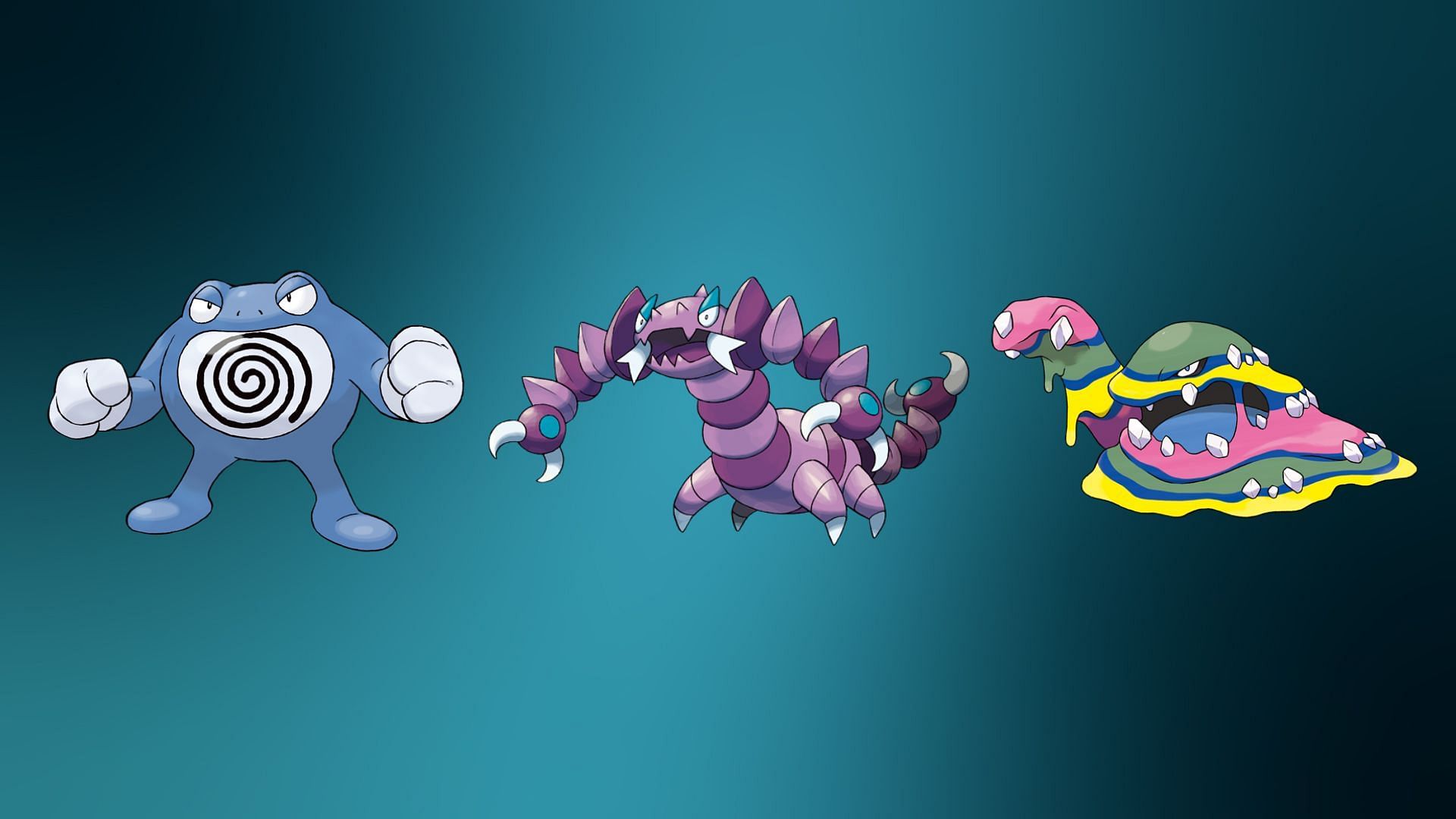 Poliwrath, Drapion, and Alolan Muk (Image via TPC)