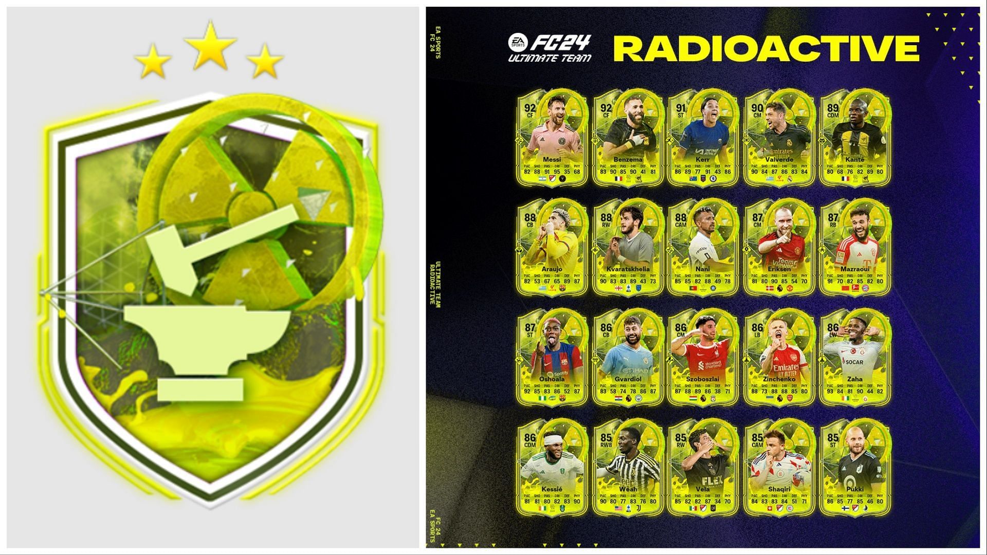 EA FC 24 Radioactive Team 1 Mini Release and Leaks