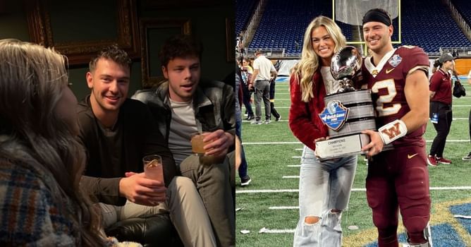 Minnesota QB Cole Kramer’s GF Katie Miller shares adorable snap of BF enjoying drinks after winning Quick Lane Bowl 2023