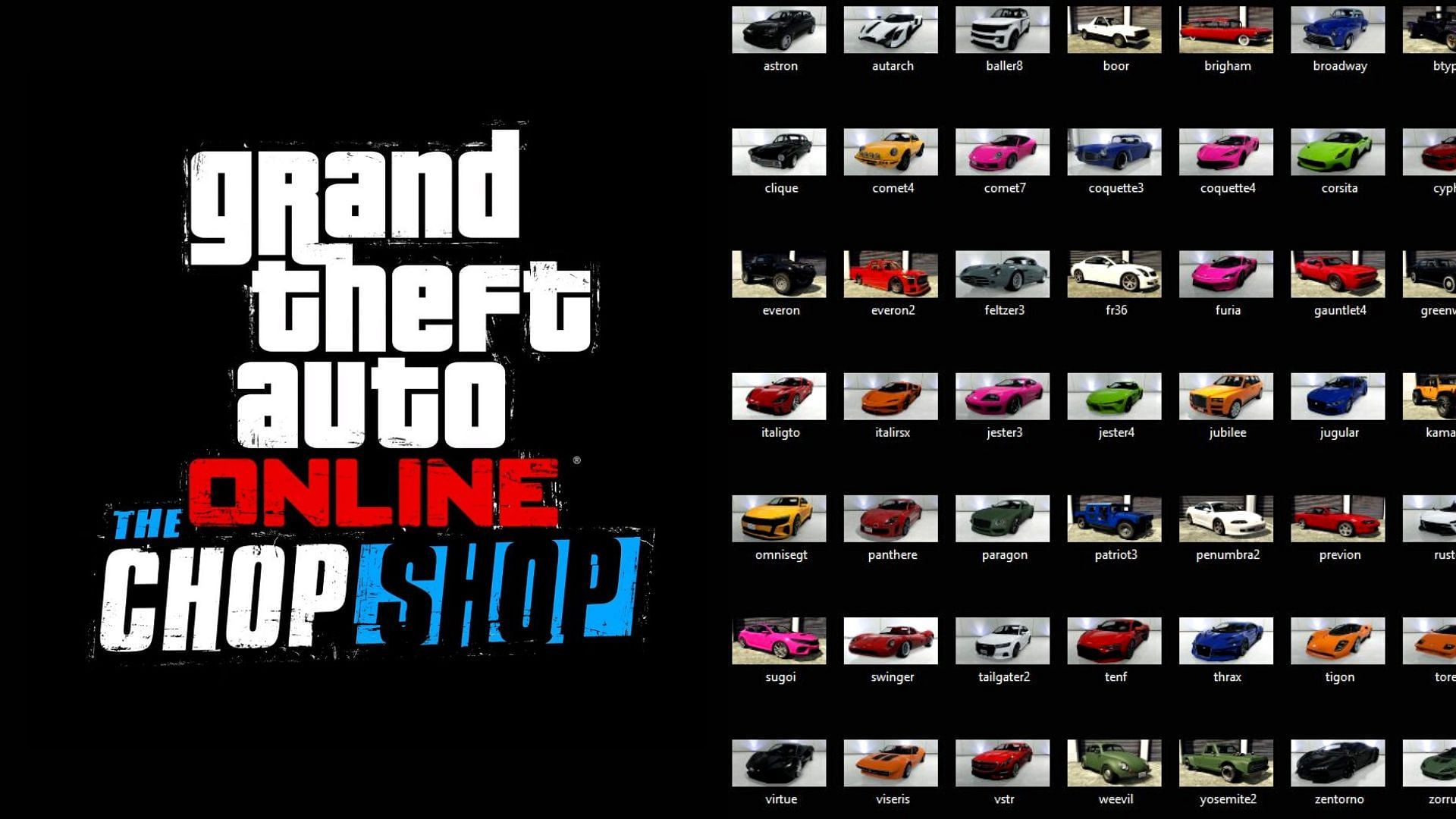 All GTA Online vehicles leaked for Salvage Yard Robberies Chop Shop DLC