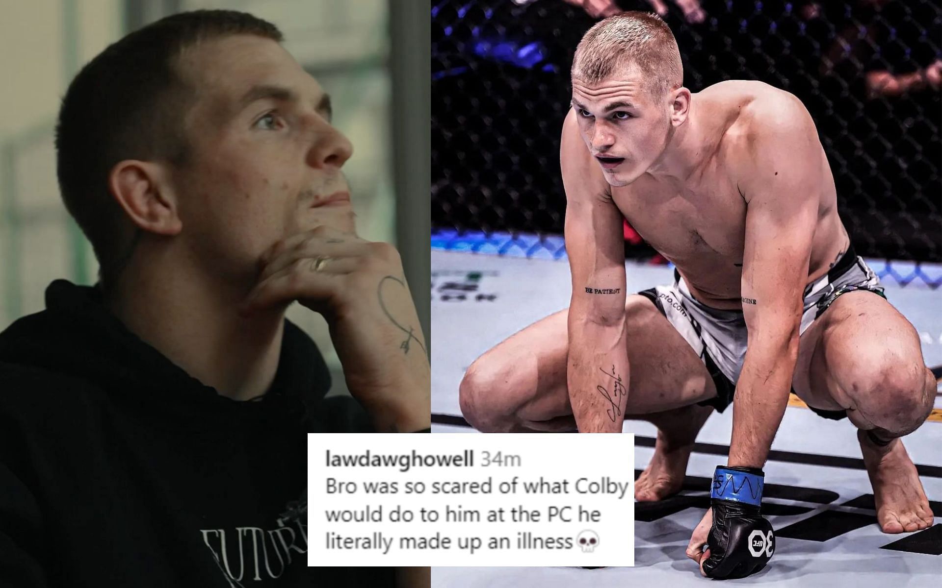 Ian Garry out of UFC 296 [Images via: @iangarry on Instagram]