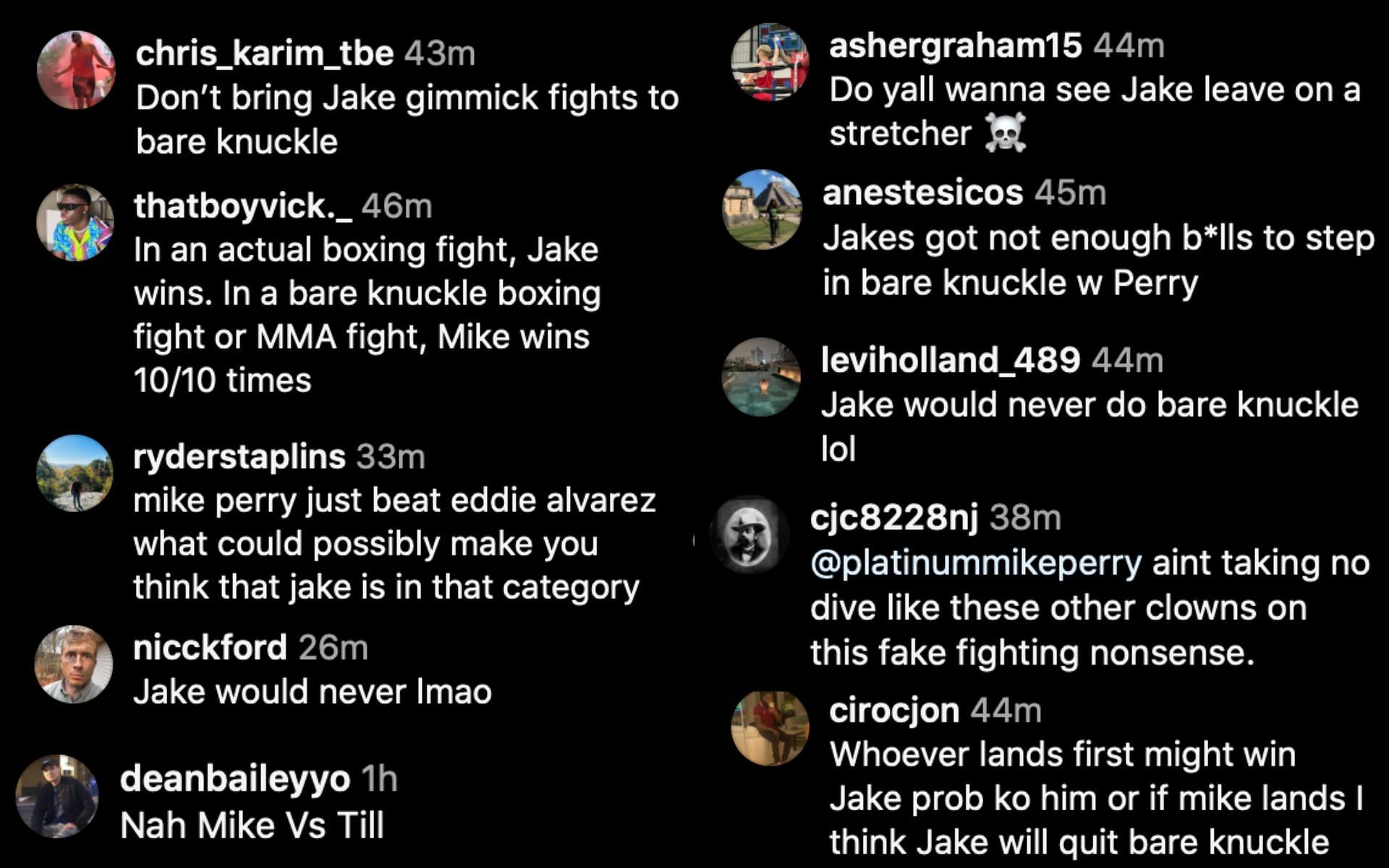 Screenshots from @mmauncensored_ on Instagram