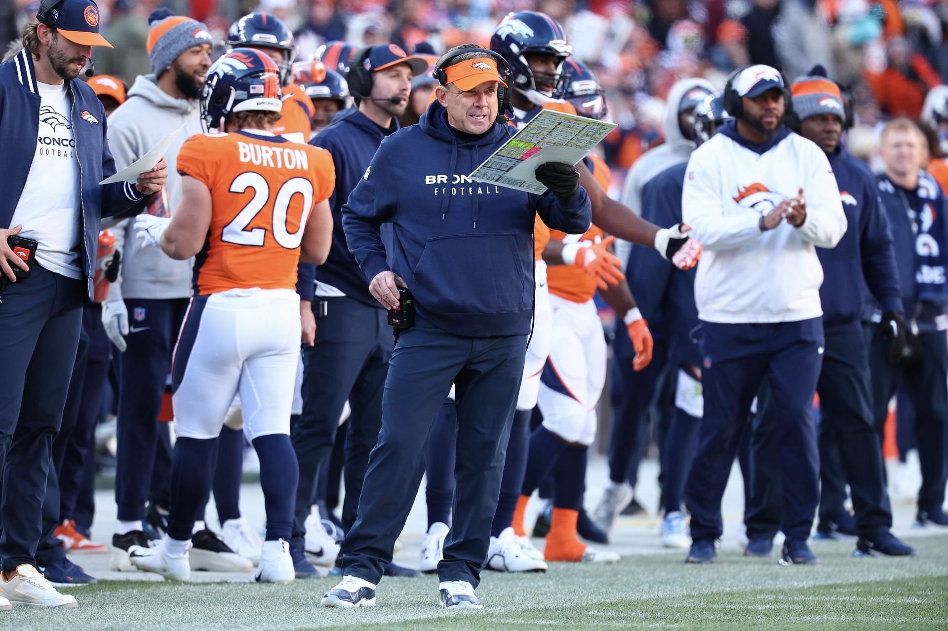 Sean Payton during Cleveland Browns vs. Denver Broncos