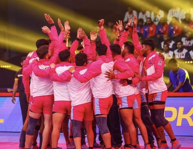 JAI vs DEL Dream11 prediction: Today's match predicted playing 7s for Jaipur Pink Panthers vs Dabang Delhi KC Pro Kabaddi 2023, Match 43