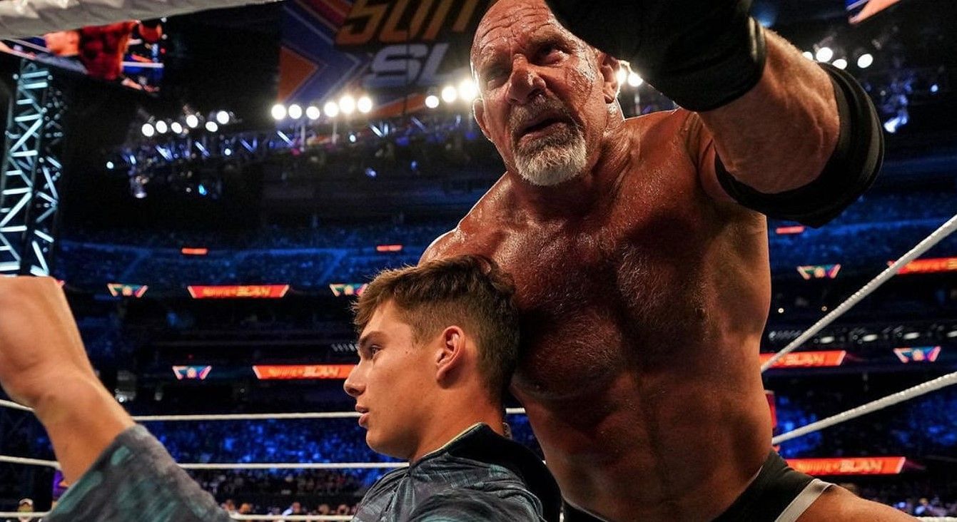 Bill Goldberg at SummerSlam 2021 (Photo credit: WWE)