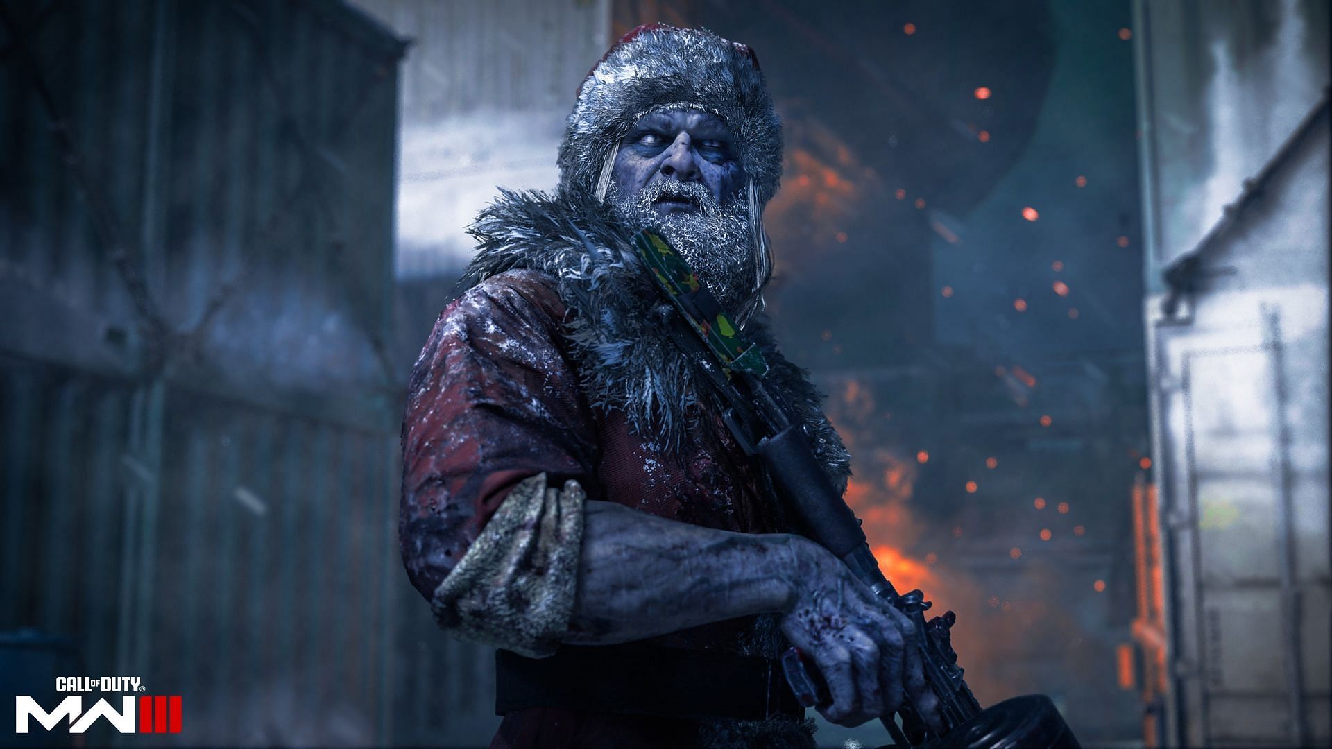 Call of Duty is adding a zombie Santa to celebrate the Holidays (Image via Activision)