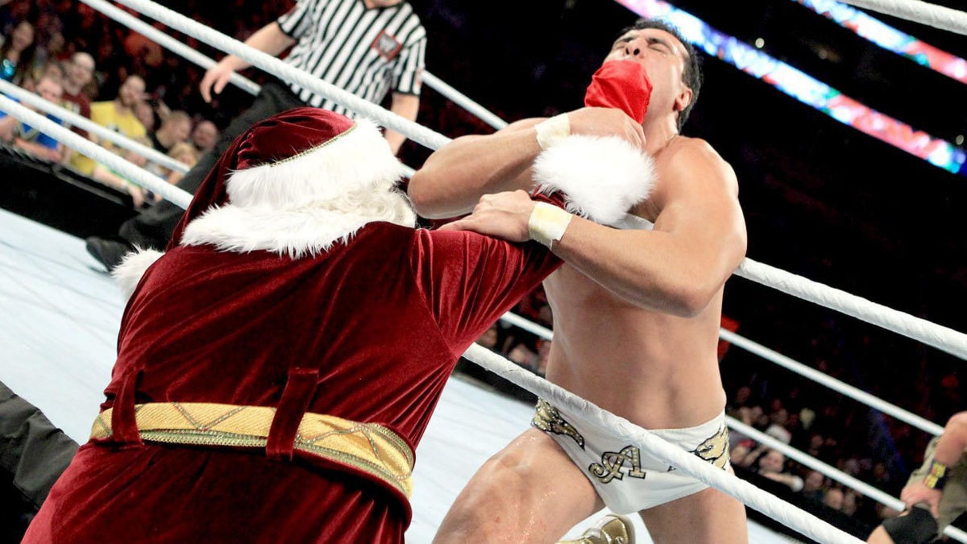 Santa Claus got revenged against the former WWE Champion later on