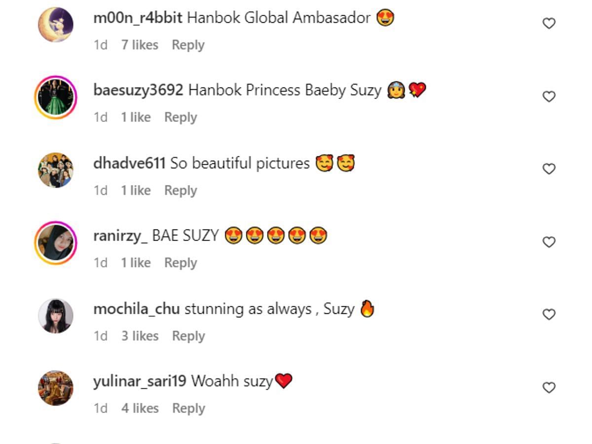 Fan comments (Image via Instagram/@ellekorea)