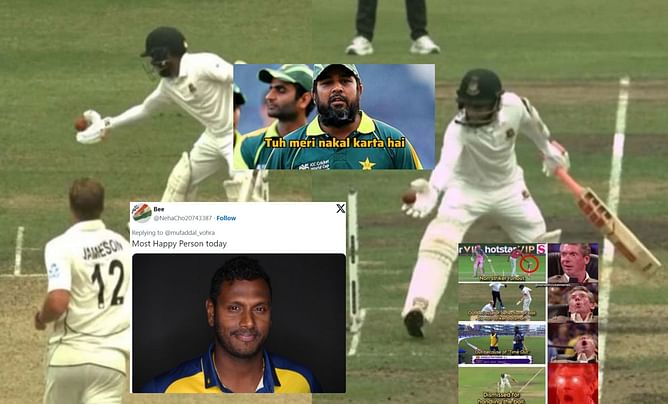 "Karma" - Top 10 funny memes after Mushfiqur Rahim's 'obstructing the field' dismissal in 2nd Test between Bangladesh and New Zealand
