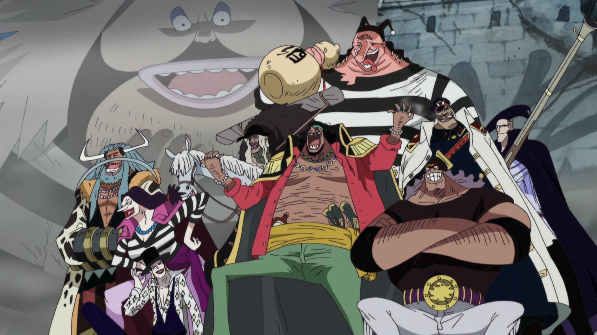 Arguably the final bosses in One Piece (Image via Toei Animation).